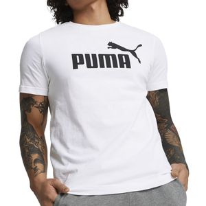 Camiseta Puma Branca Essentailas Logo Masculina