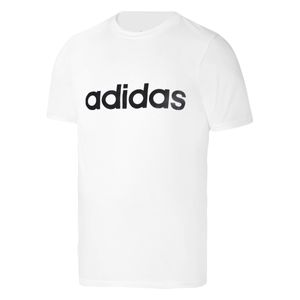 Camiseta Casual Adidas Logo Linear Branco Masculino