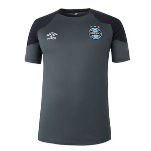 Camisa Umbro Grêmio Concentração 2023 Grafite Masculina