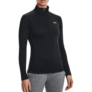 Blusa Under Armour Tech 1/2 Zip de Treino Preta Feminina