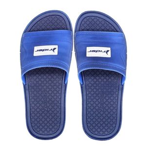 Chinelo Rider Slide Azul e Branco Spin Masculino