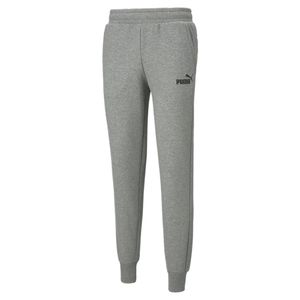 Calça Puma Moletom Essentials Pants Fleece Logo Masculina Cinza