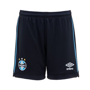 Calção Umbro Grêmio Oficial 1 2024 Preto Juvenil