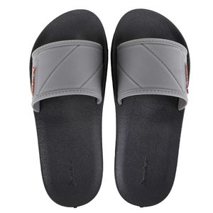 Chinelo Slide Preto e Cinza Street Masculino