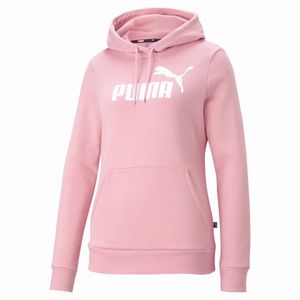 Moletom Puma Essentials Logo Fleece Rosa Feminino