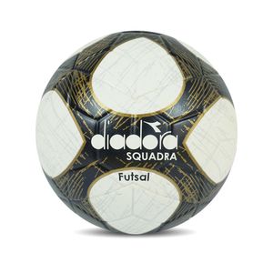 Bola Futsal Squadra Diadora Branca e Preta